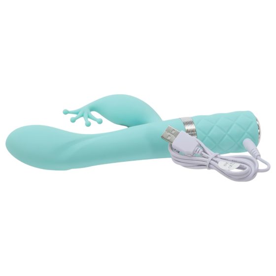 Pillow Talk Kinky - Rechargeable Dual Motor G-spot Vibrator (Turquoise)