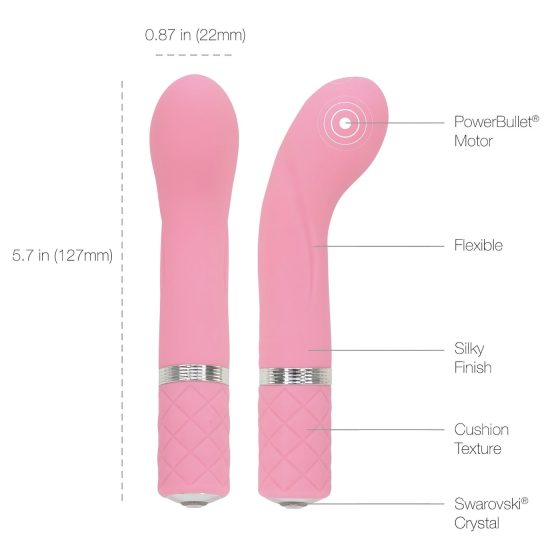 Pillow Talk Racy - Rechargeable Slim G-spot Vibrator (Pink)