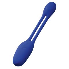   BeauMents Flexxio - Battery-powered, Wireless Dual Motor Couples Vibrator (Blue)