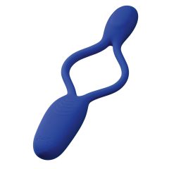   BeauMents Flexxio - Battery-powered, Wireless Dual Motor Couples Vibrator (Blue)