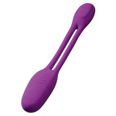   BeauMents Flexxio - Wireless Rechargeable Dual Motor Couple's Vibrator (Purple)