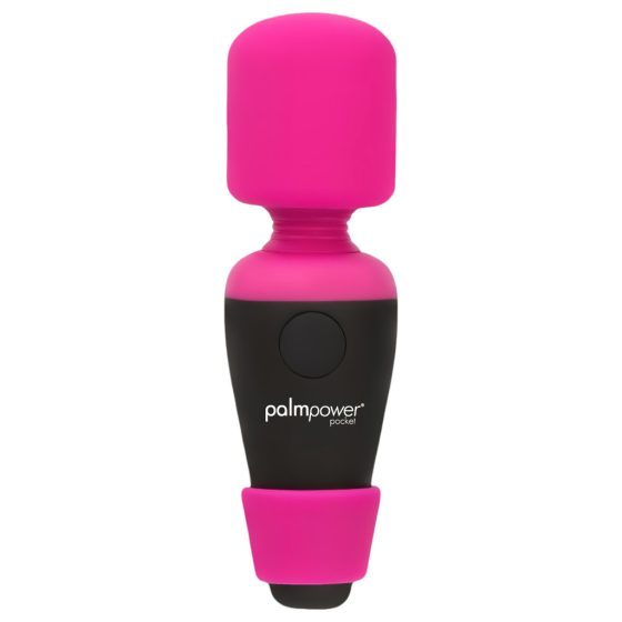 PalmPower Pocket Wand - Mini Massage Vibrator (Pink-Black)