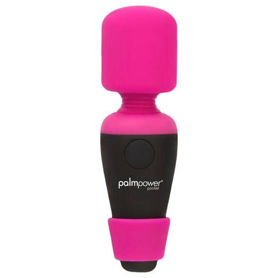 PalmPower Pocket Wand - mini massage vibrator (pink-black)