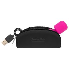 PalmPower Pocket Wand - mini massage vibrator (pink-black)