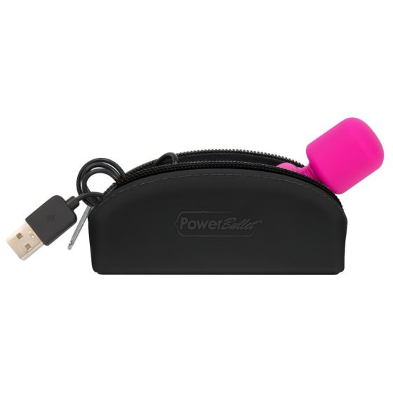 PalmPower Pocket Wand - Mini Massage Vibrator (Pink-Black)