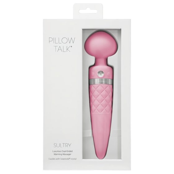 / Pillow Talk Sultry - warming, dual-motor vibrator (pink)