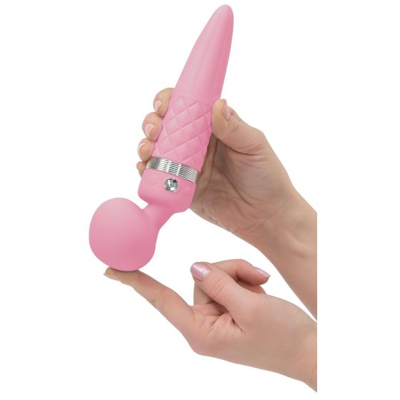 / Pillow Talk Sultry - warming, dual-motor vibrator (pink)