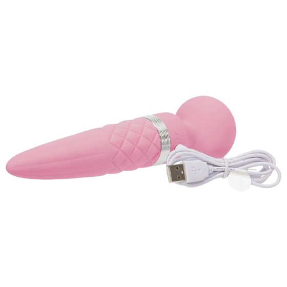 / Pillow Talk Sultry - warming, dual-motor vibrator (pink)