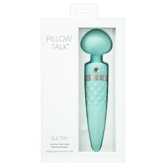 Pillow Talk Sultry - Warming Massage Vibrator (Turquoise)