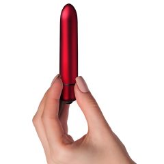 Scarlet Velvet - Mini Lipstick Vibrator (10 Patterns) - Red