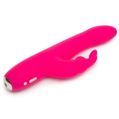   HappyRabbit Curve Slim - Waterproof, Rechargeable Clitoral Vibrator (Pink)