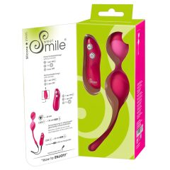   SMILE Love Balls - 82g Rechargeable Wireless Vibrating Egg (Pink)