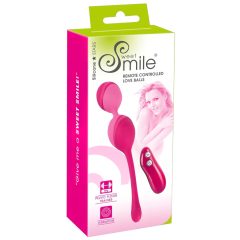   SMILE Love Balls - 82g Rechargeable Wireless Vibrating Egg (Pink)