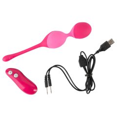   SMILE Love Balls - 82g Rechargeable Wireless Vibrating Egg (Pink)