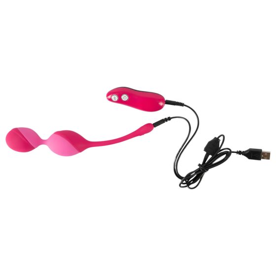 SMILE Love Balls - Remote Control Vibrating Egg - 82g (Pink)