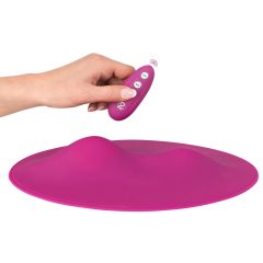   VibePad - Rechargeable Dual-Motor Radio Pillow Vibrator (Purple)