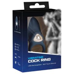 You2Toys - Rechargeable Vibrating Cock Ring (Blue)