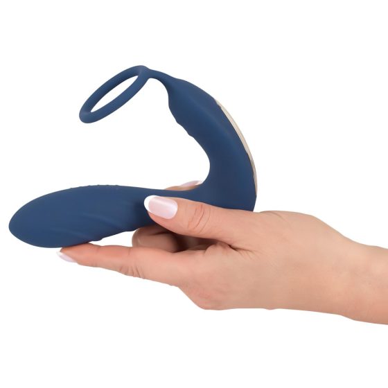 You2Toys Prostate Plug - Wireless Anal Vibrator with Cock Ring (Blue)