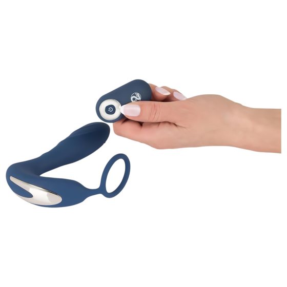 You2Toys Prostate Plug - Wireless Anal Vibrator with Cock Ring (Blue)