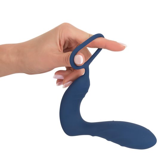 You2Toys Prostate Plug - Wireless Anal Vibrator with Cock Ring (Blue)