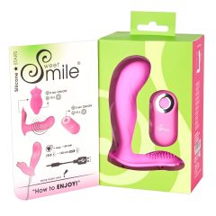   SMILE G-Spot Panty - rechargeable, remote-controlled strap-on vibrator (pink)