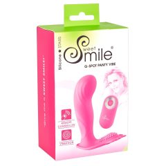   SMILE G-Spot Panty Vibrator - Rechargeable, Wireless, Wearable (Pink)