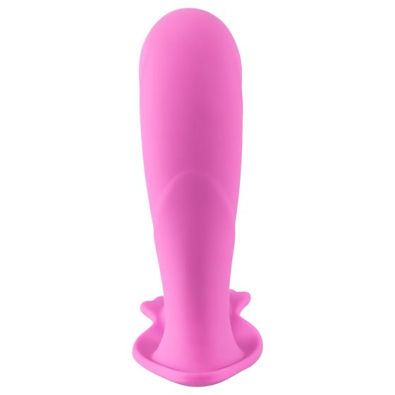 SMILE G-Spot Panty - rechargeable, remote-controlled strap-on vibrator (pink)