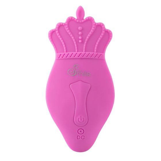 SMILE G-Spot Panty - rechargeable, remote-controlled strap-on vibrator (pink)