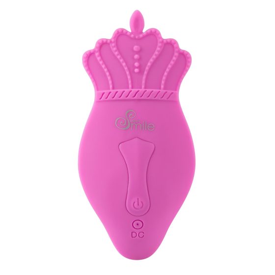 SMILE G-Spot Panty - rechargeable, remote-controlled strap-on vibrator (pink)