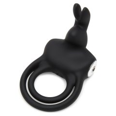   Happyrabbit Cock - Waterproof, Rechargeable Penis and Testicle Ring (Black)