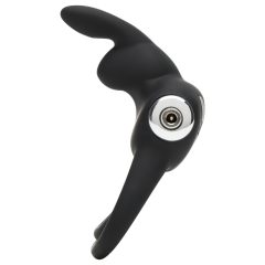   Happyrabbit Cock - Waterproof, Rechargeable Penis and Testicle Ring (Black)