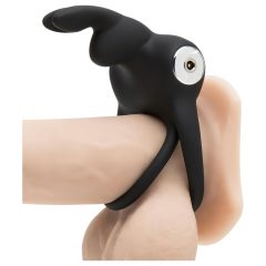   Happyrabbit Cock - Waterproof, Rechargeable Penis and Testicle Ring (Black)