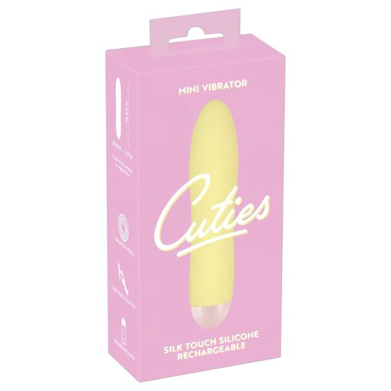 Cuties Mini - Rechargeable Silicone Vibrator (Yellow)