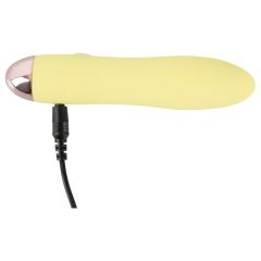 Cuties Mini - Rechargeable Silicone Vibrator (Yellow)