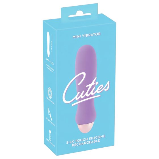 Cuties Mini Purple - Rechargeable Silicone Vibrator (Purple)