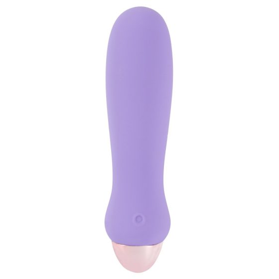 Cuties Mini Purple - rechargeable silicone rod vibrator (purple)