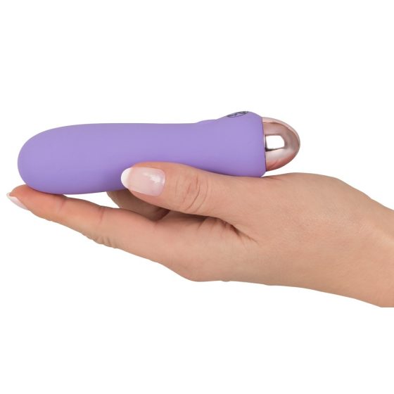 Cuties Mini Purple - Rechargeable Silicone Vibrator (Purple)