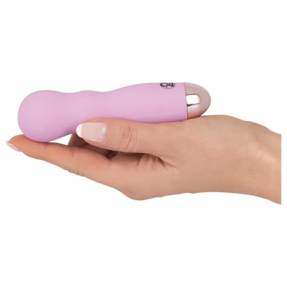 Cuties Mini Rose - Rechargeable, Wavy Vibrator (Pink)