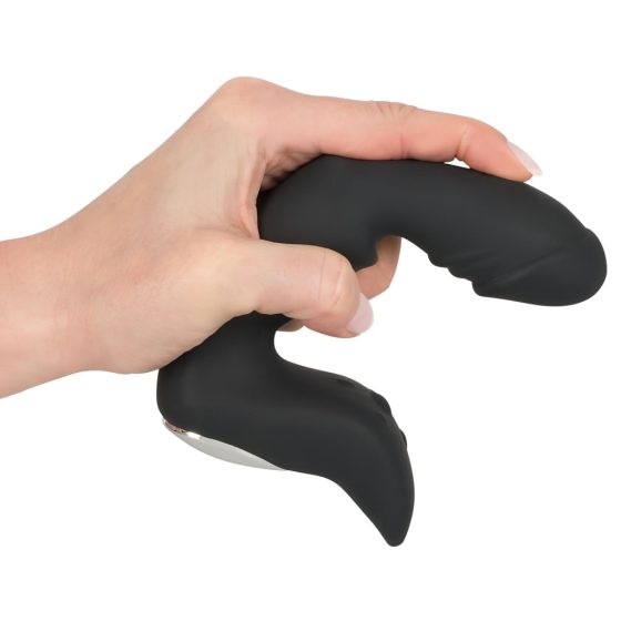 Rebel - Battery-Powered Penis Prostate Vibrator (Black)