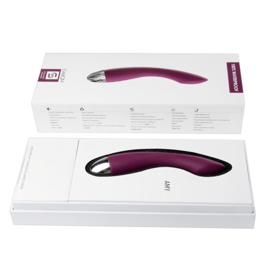 Svakom Amy - Rechargeable G-spot Vibrator (Purple)