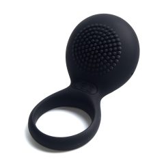   Svakom Tyler - Rechargeable, Waterproof Vibrating Cock Ring (Black)