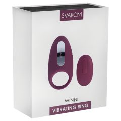 Svakom Winni - Wireless Vibrating Penis Ring (Purple)