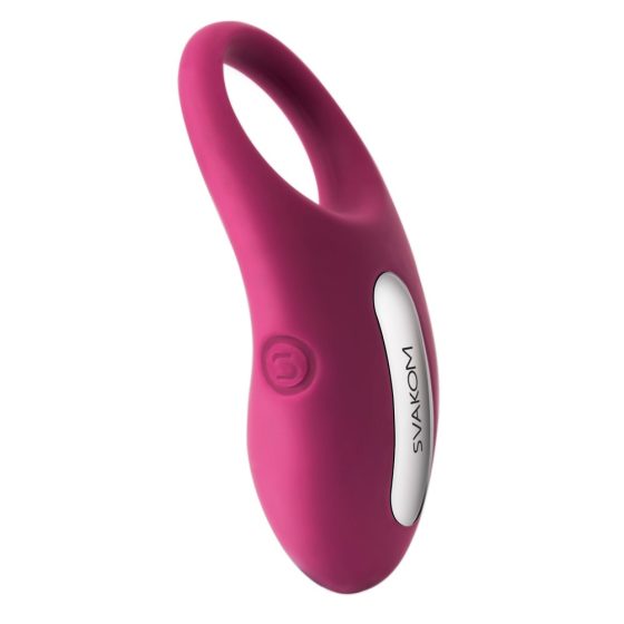 Svakom Winni - battery operated, radio controlled, vibrating penis ring (viola)