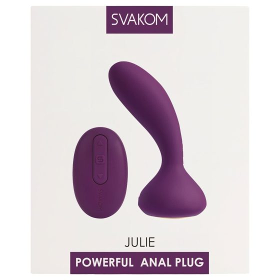 Svakom Julie - Rechargeable Wireless Prostate Vibrator (Purple)