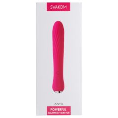 Svakom Anya - Rechargeable Warming Stick Vibrator (Red)