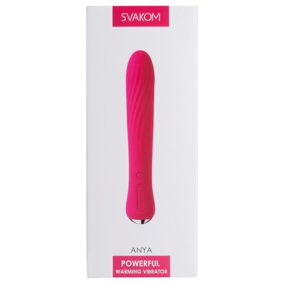 Svakom Anya - Rechargeable Warming Stick Vibrator (Red)