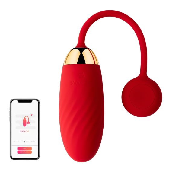 Svakom Ella - Vibrating Egg (Red)