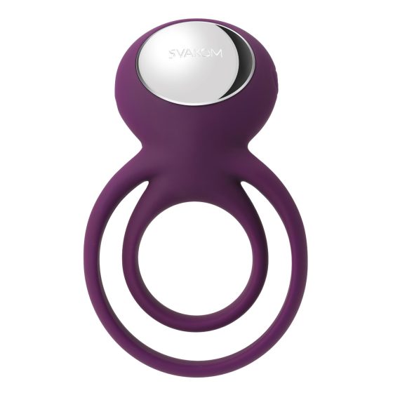 Svakom Tammy - Rechargeable Vibrating Cock Ring (Purple)