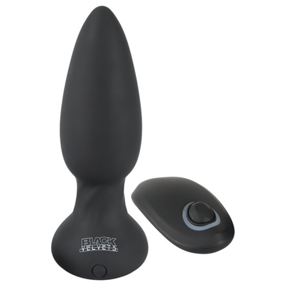 / Black Velvet - rechargeable, remote-controlled anal vibrator (black)