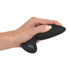   Black Velvet - rechargeable, remote-controlled anal vibrator (black)